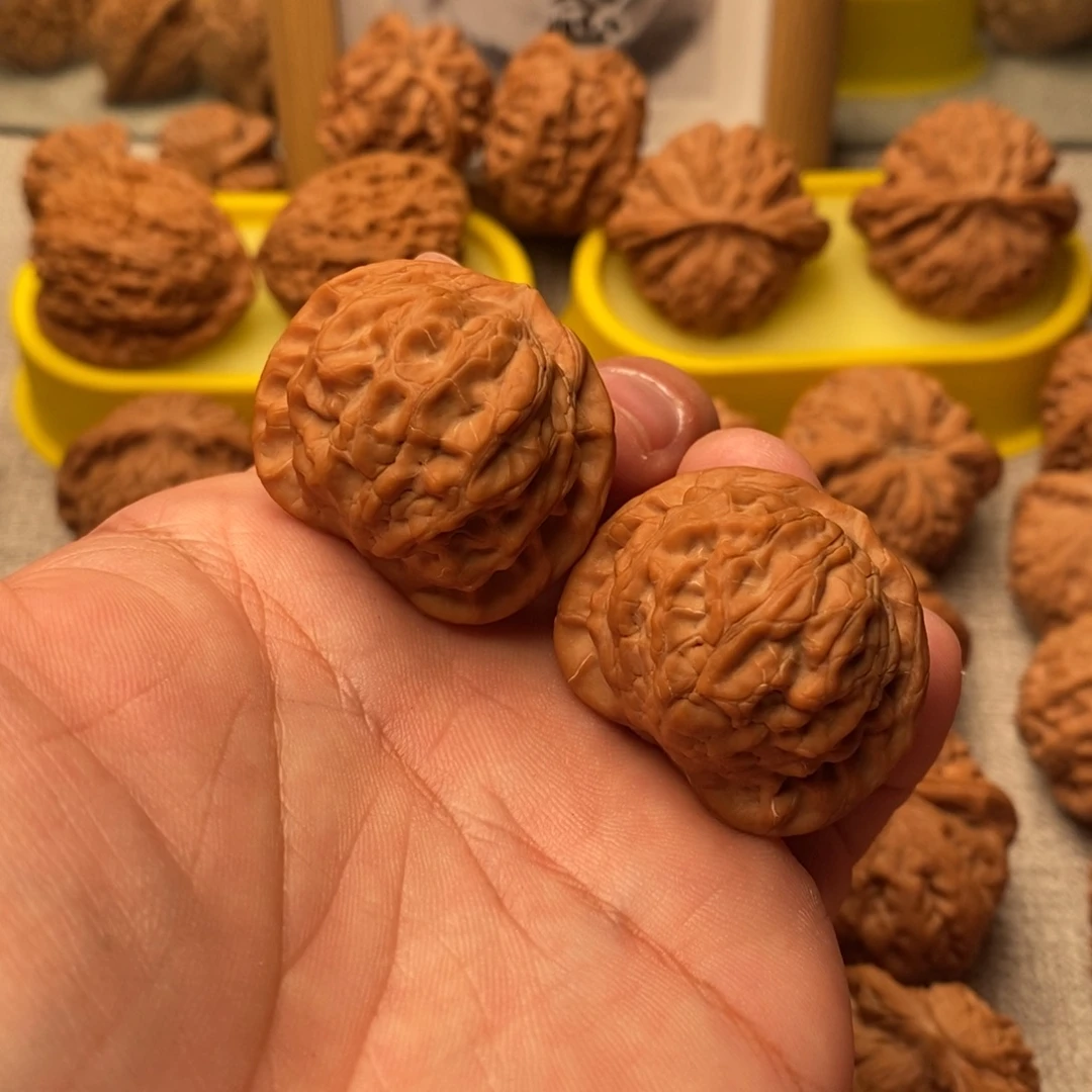 吊坠文玩核桃小众小金鱼35