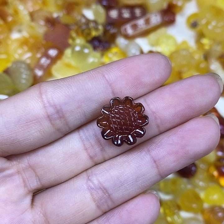 吊坠橄榄核向日葵63