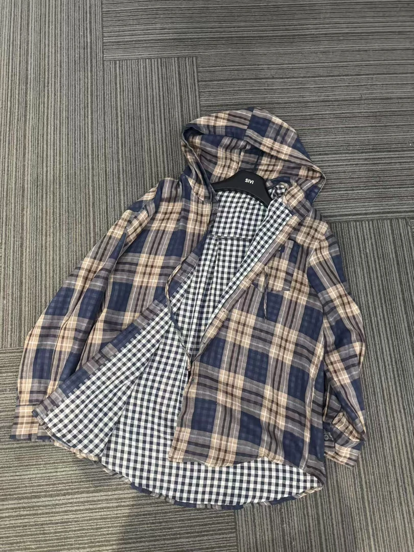 熙薇【 方解石纹】2025早秋新款休闲百搭潮流时尚上衣H3820