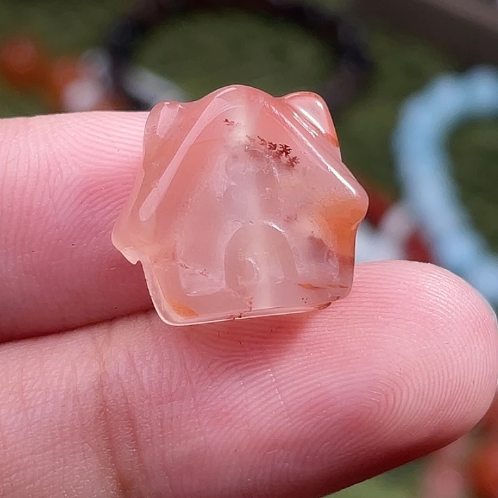 南红玛瑙未镶嵌挂件14549