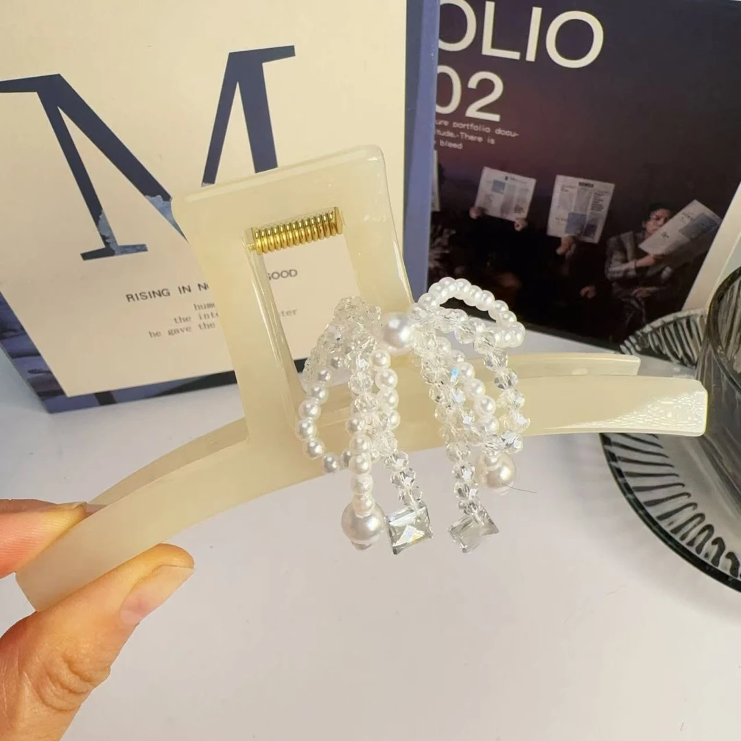 发饰时尚发夹发卡复古优雅抓夹韩版韩式甜美韩版百搭气质日韩女