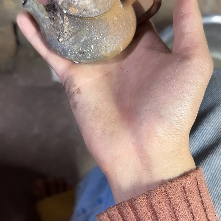 马***然茶壶紫砂坭兴陶柴烧