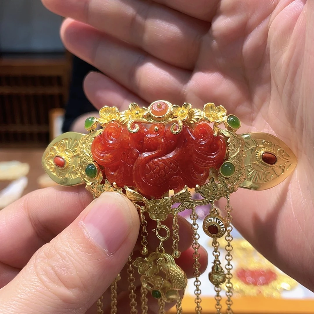 锦纶铁合金发夹发饰