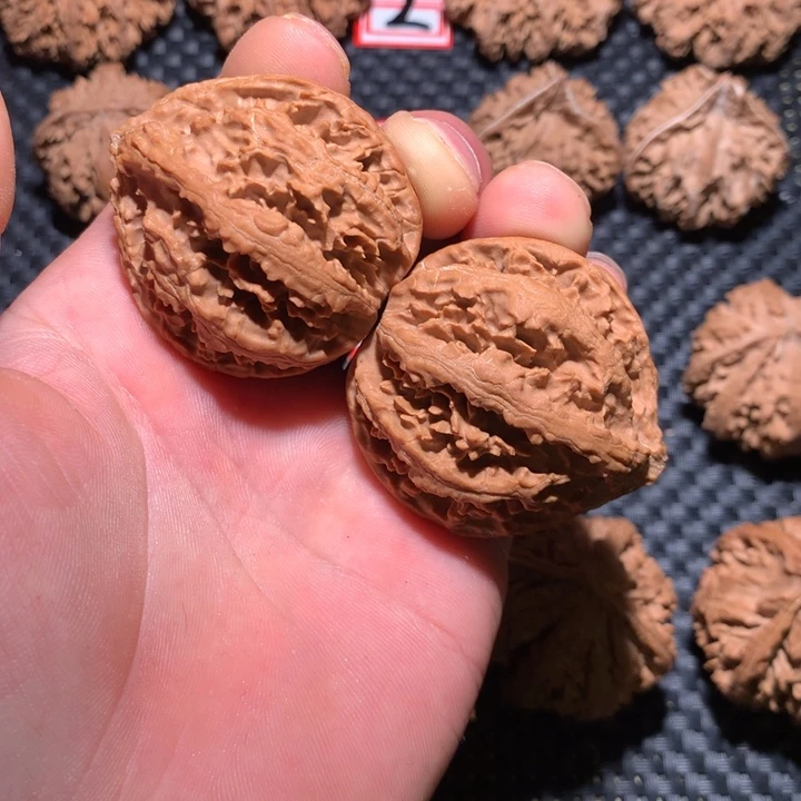 文玩核桃把件盤****國秦岭野生文玩核桃