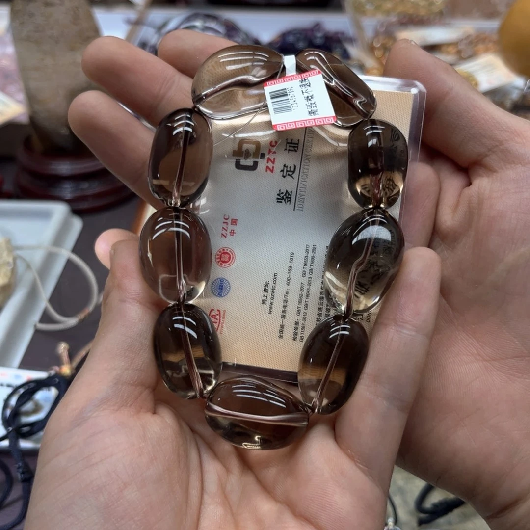 【闪购商品】水晶手链未镶嵌茶水晶