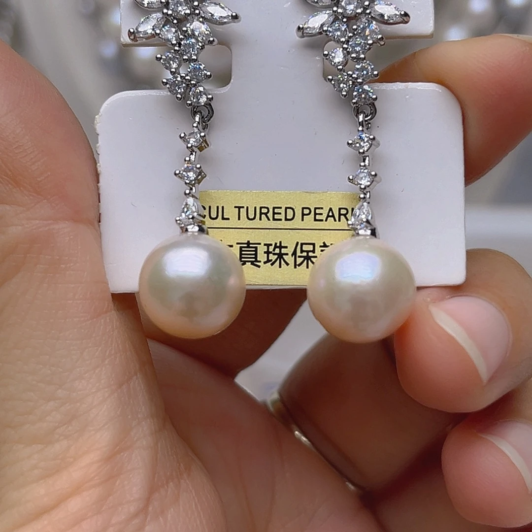 未镶嵌吊坠耳钉淡水珍珠