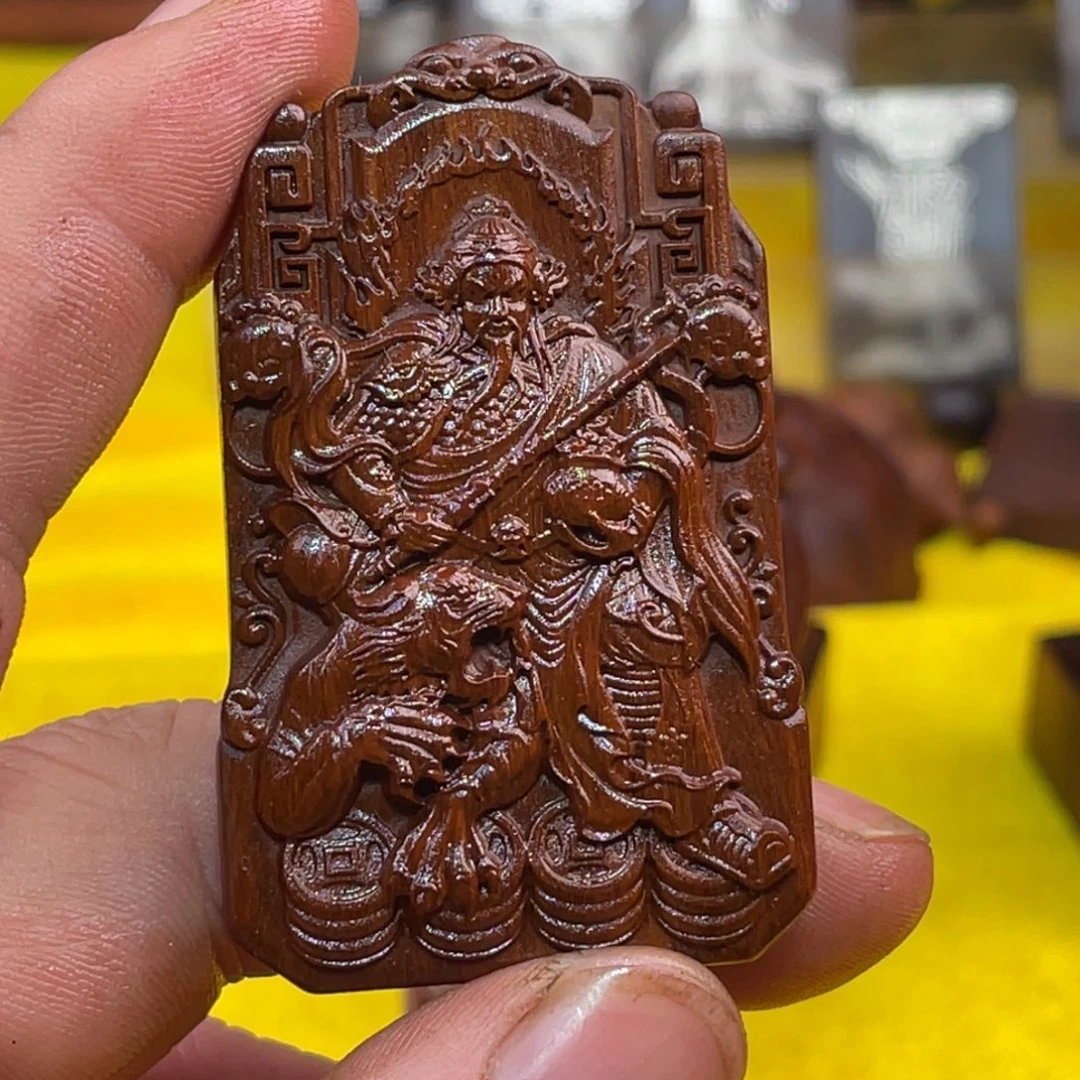 枣木雷击枣木雕刻牌子