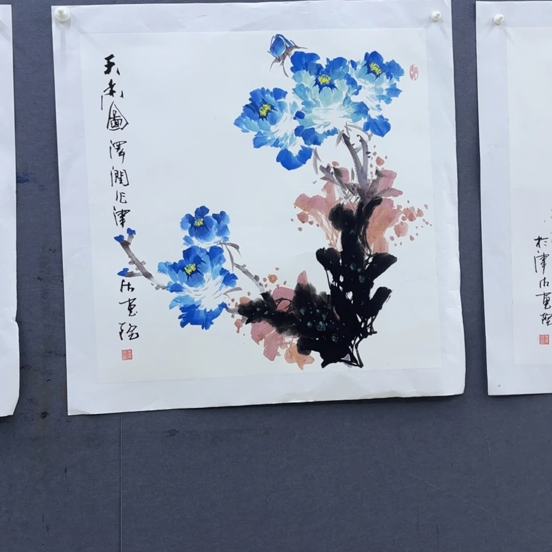 国画国画老师作品刘