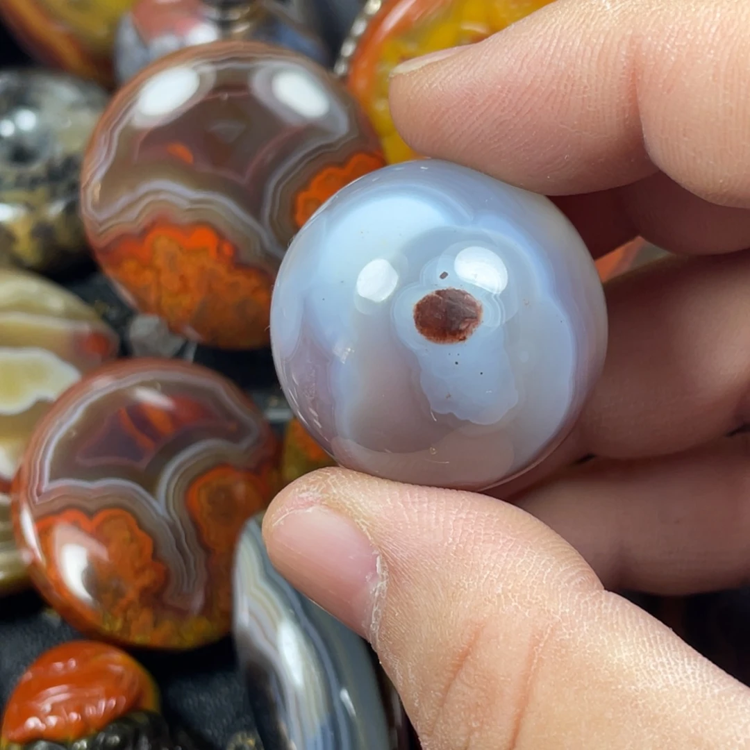 幸***星玛瑙/玉髓未镶嵌颈饰