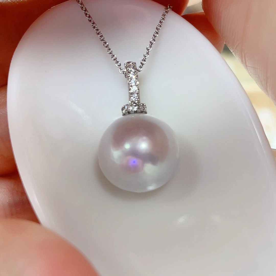 淡水珍珠未镶嵌吊坠(赠链)