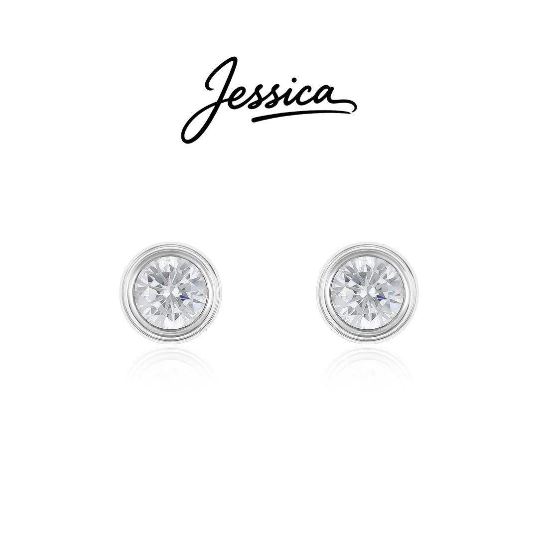 佳西卡 CNC 精工 925银针 经典泡泡耳环（JXK590）