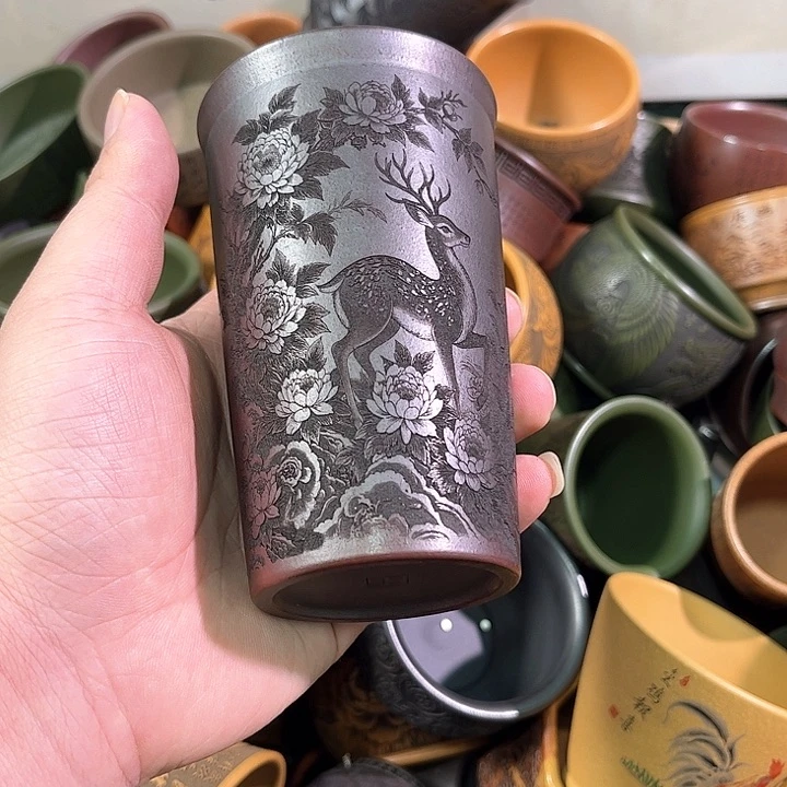 茶杯紫砂全手工紫砂主人杯