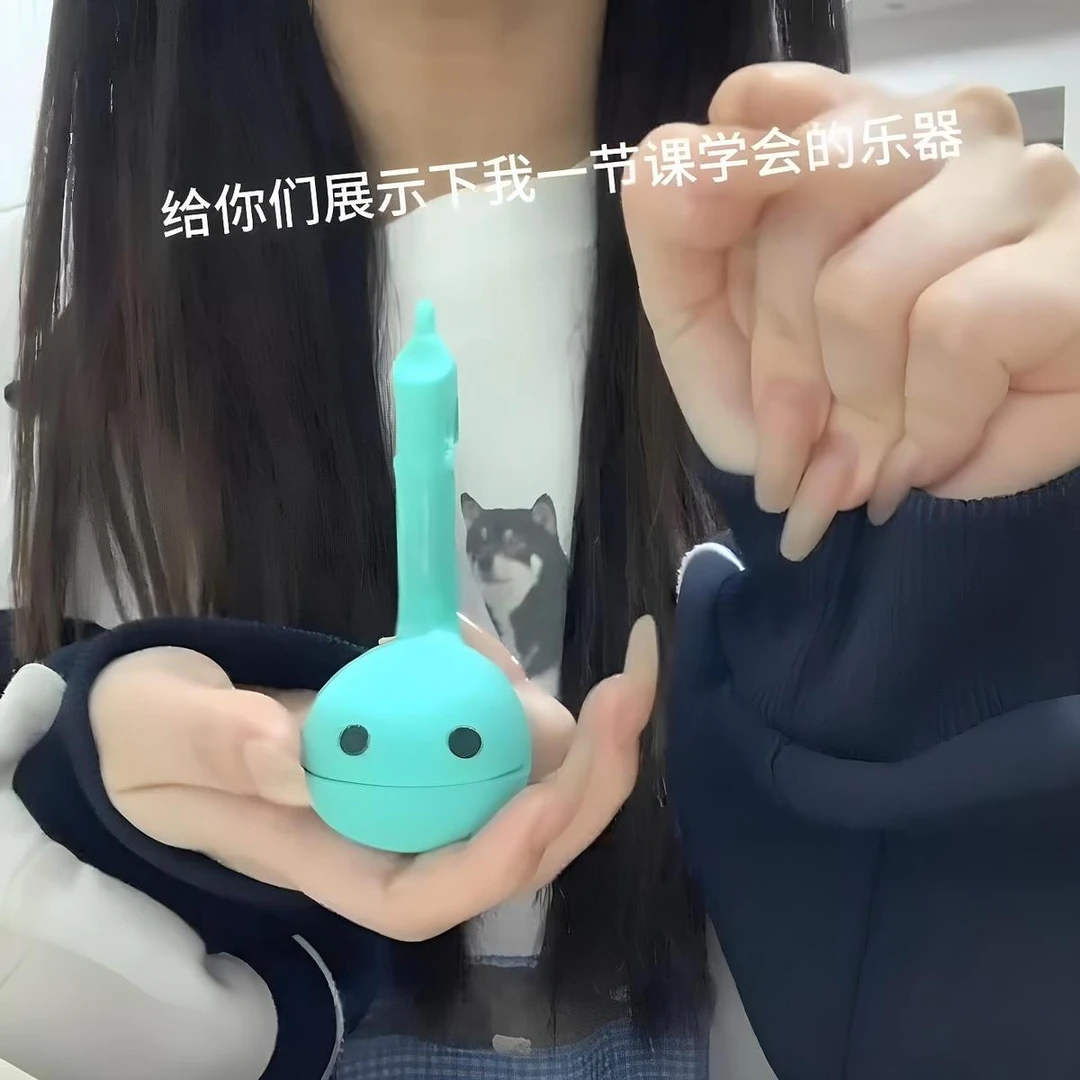 电音蝌蚪乐器二胡音乐玩具儿童创意搞怪发声玩具硅胶捏捏解压神器