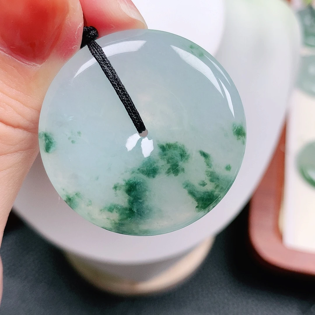 颈饰未镶嵌翡翠平安36.9-6.2