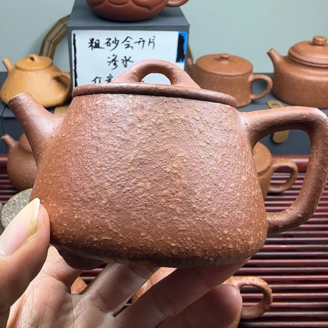 紫砂茶壶来***弟八目高瓢瑕180cc