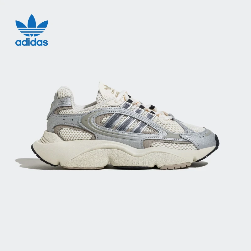 adidas/阿迪达斯三叶草女鞋OZMILLEN厚底网面运动鞋老爹鞋ie5841