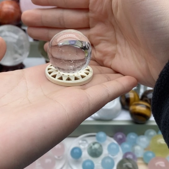 紫晶珠宝半成品未镶嵌糯***丸水晶36号