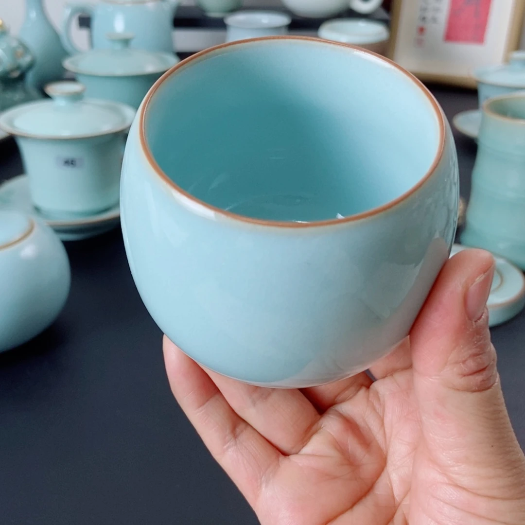 天青色，龙蛋杯两个