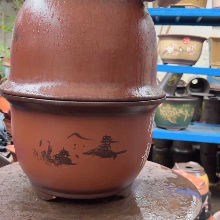 35+35紫气东来花盆花盆