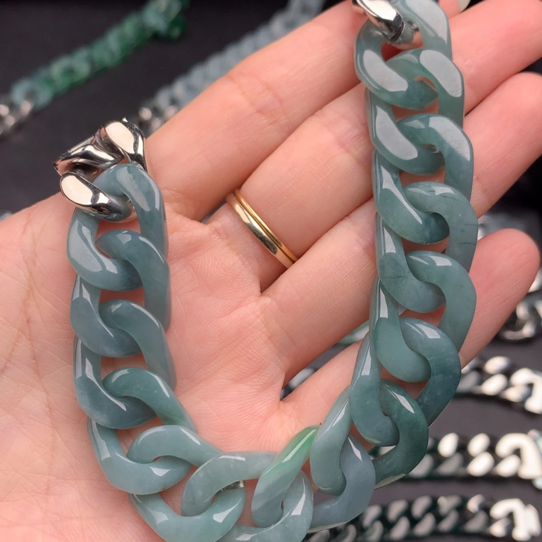 翡翠未镶嵌手链翡翠手链10002