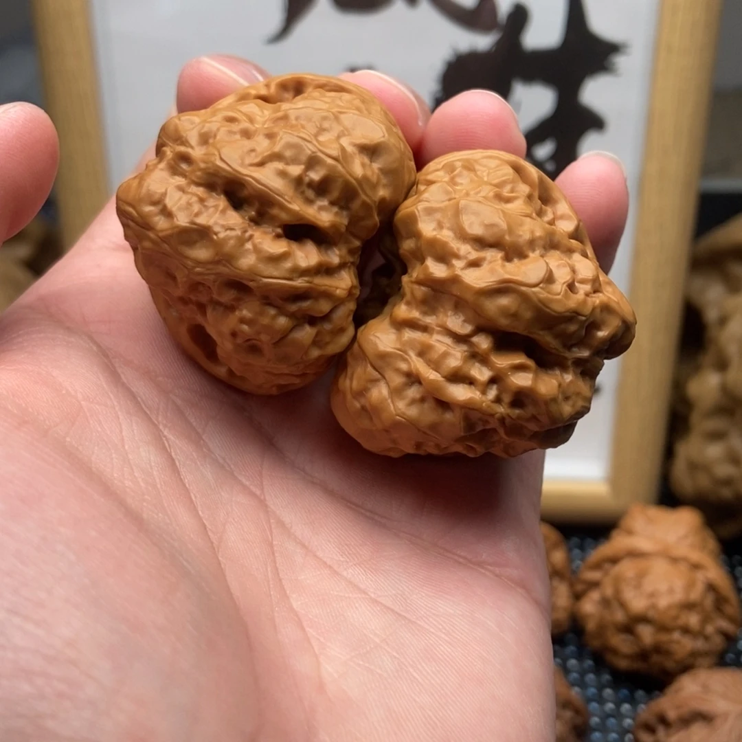 文玩核桃把件43蛤蟆头