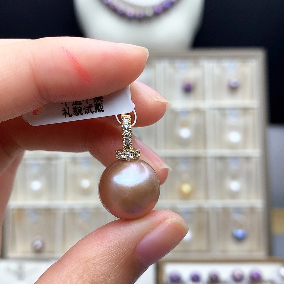 合金淡水珍珠颈饰