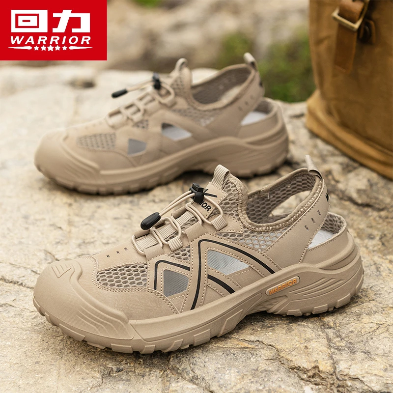 回力男士凉鞋2025夏季新款户外休闲运动包头沙滩鞋透气溯溪开车鞋