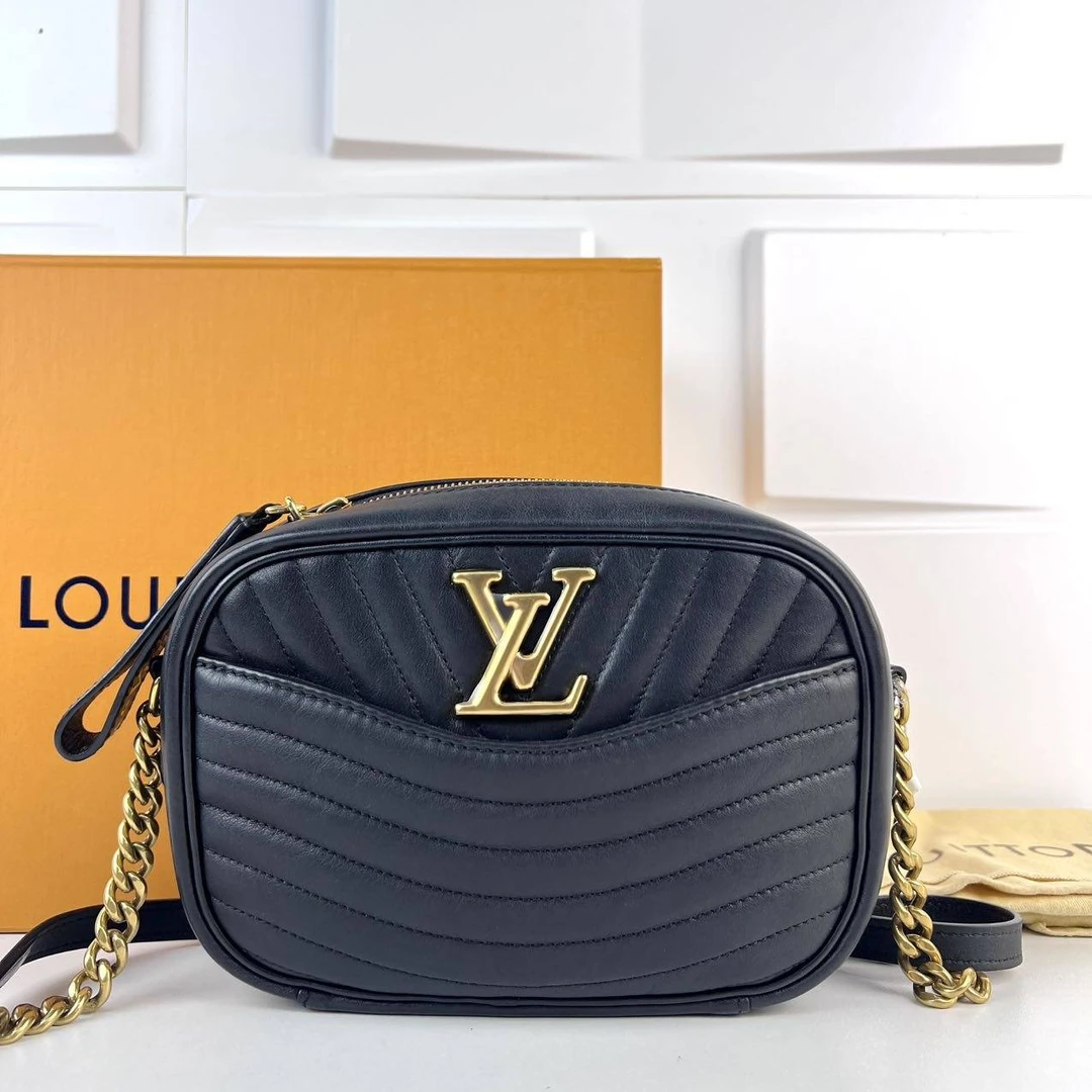 95新 LouisVuitton/路易威登  黑金单肩包 THHZ3136