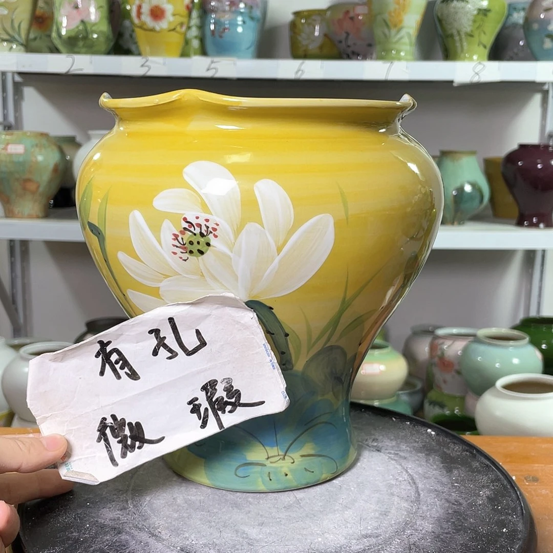 景德镇陶瓷花盆花器暇256