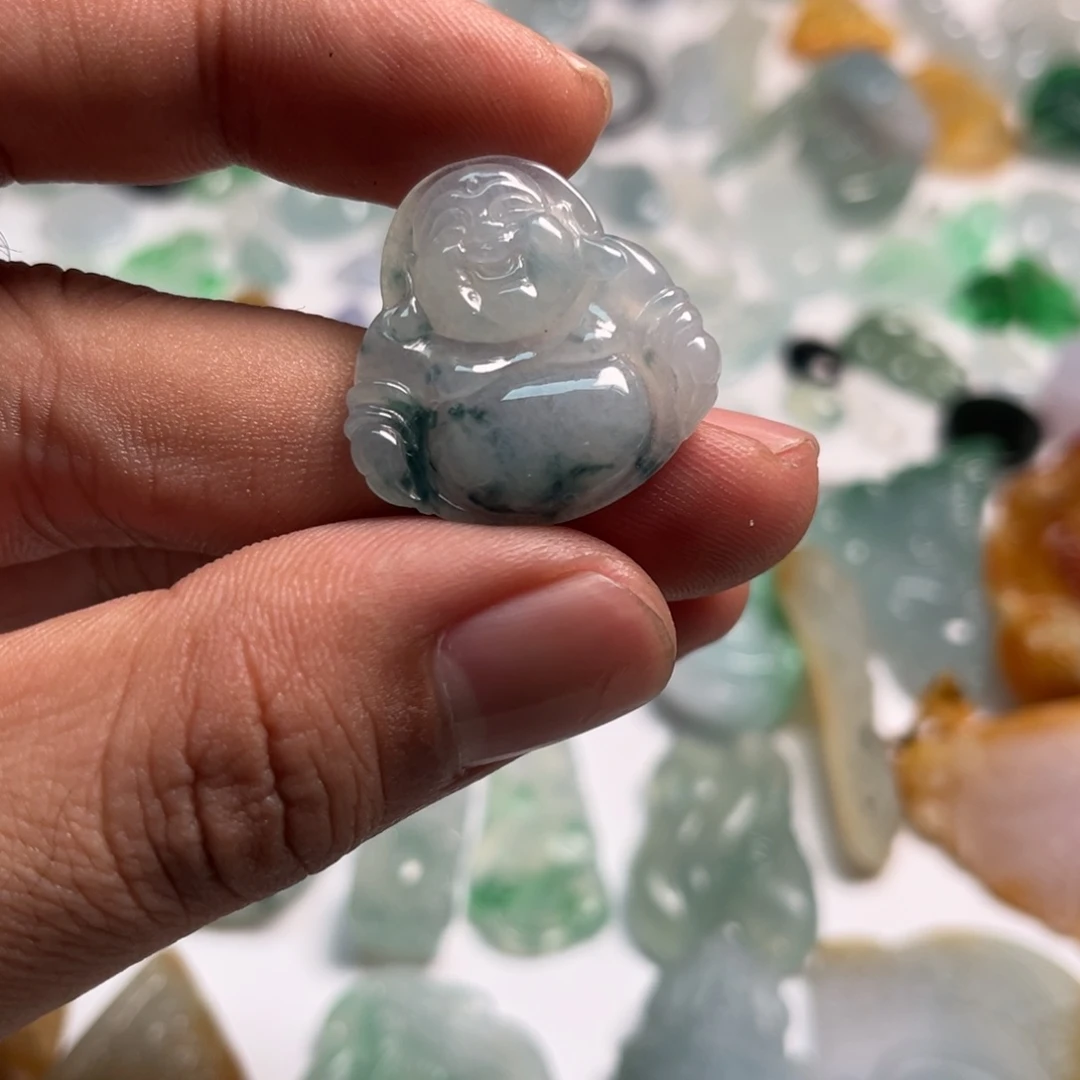 翡翠未镶嵌颈饰天然翡翠