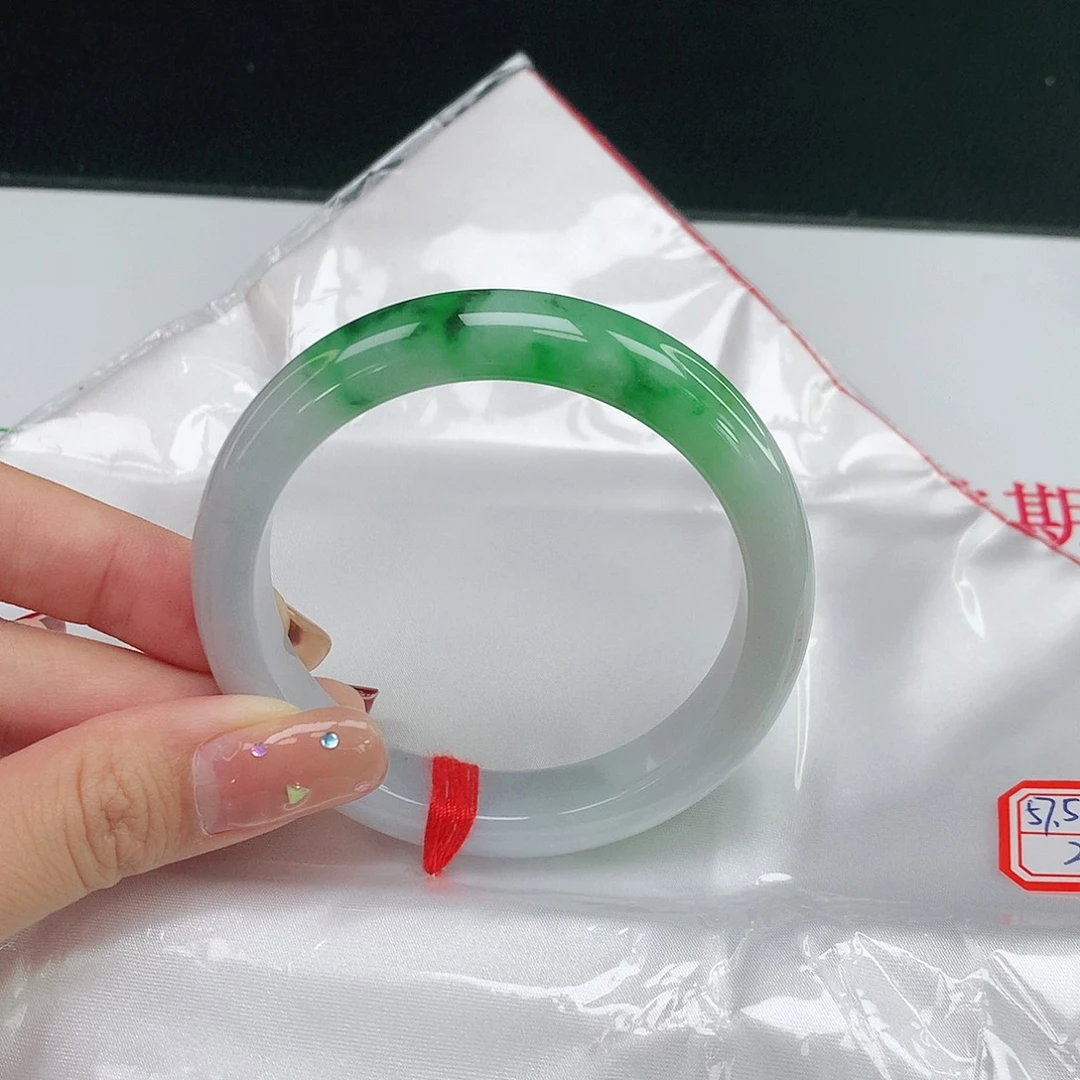 未镶嵌手镯翡翠天然翡翠A货523