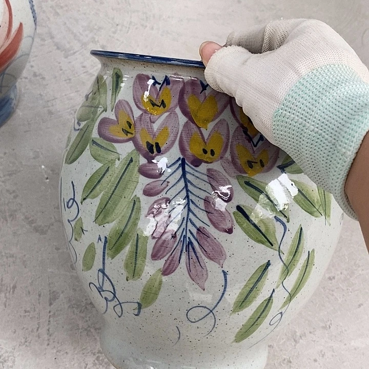 罐12xc景德镇陶瓷花盆大瑕疵