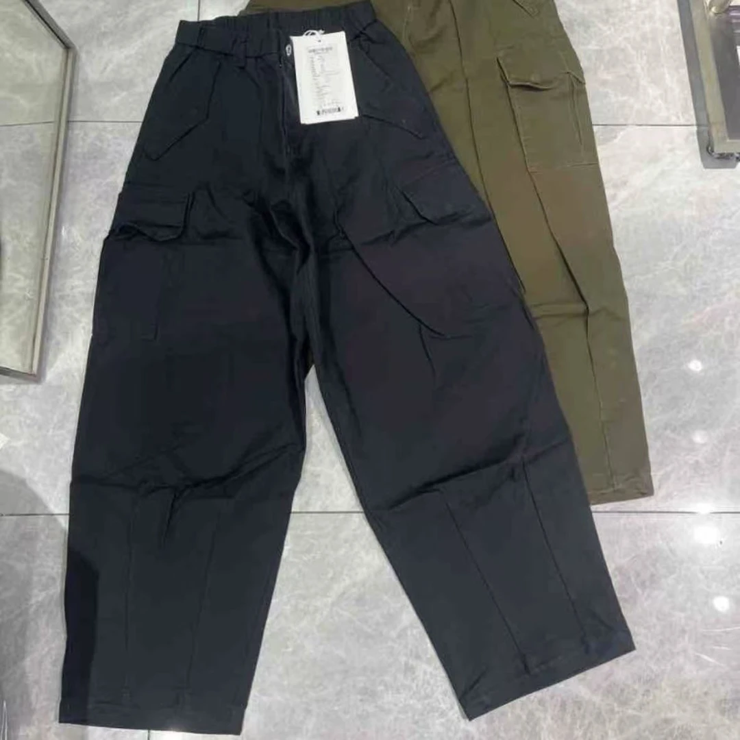 高品质男装【5568】弹力腰头口袋工装裤男款