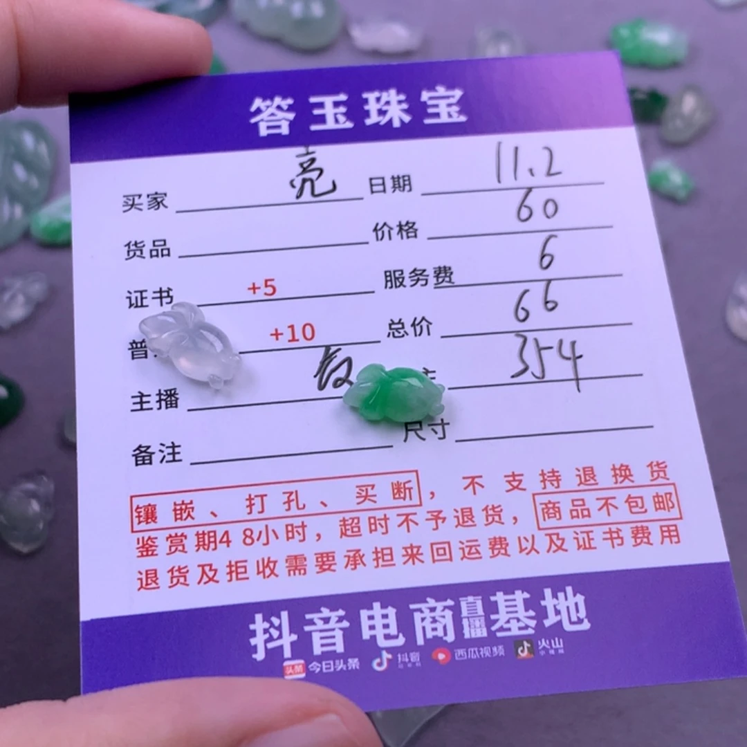 颈饰未镶嵌翡翠亮**✨