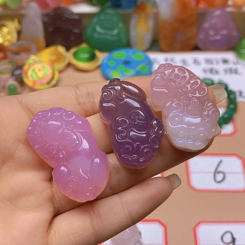 【闪购商品】玛瑙/玉髓玉牌未镶嵌恩**?