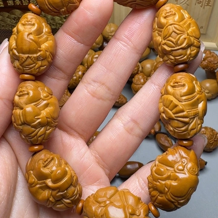 橄榄核手串/手链八大财神