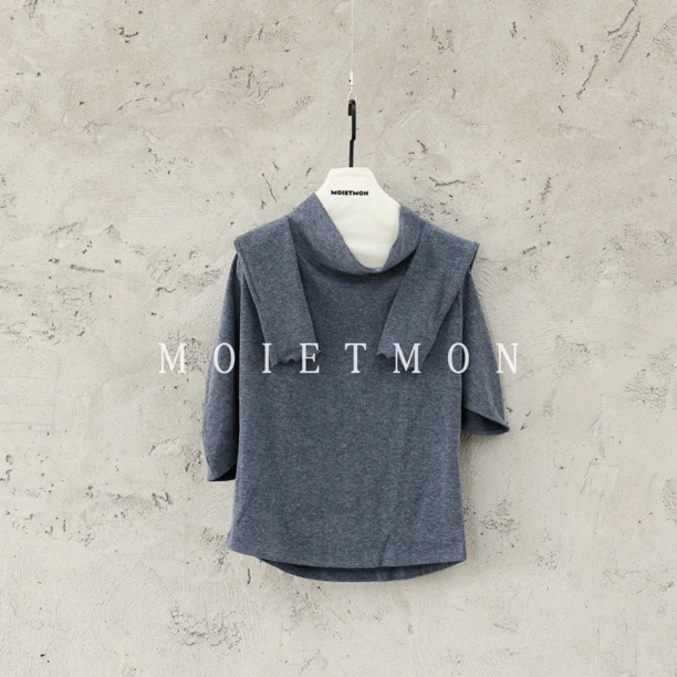 Moi et mon秋季新款小众设计师纯色加厚打底时尚百搭休闲舒适打底