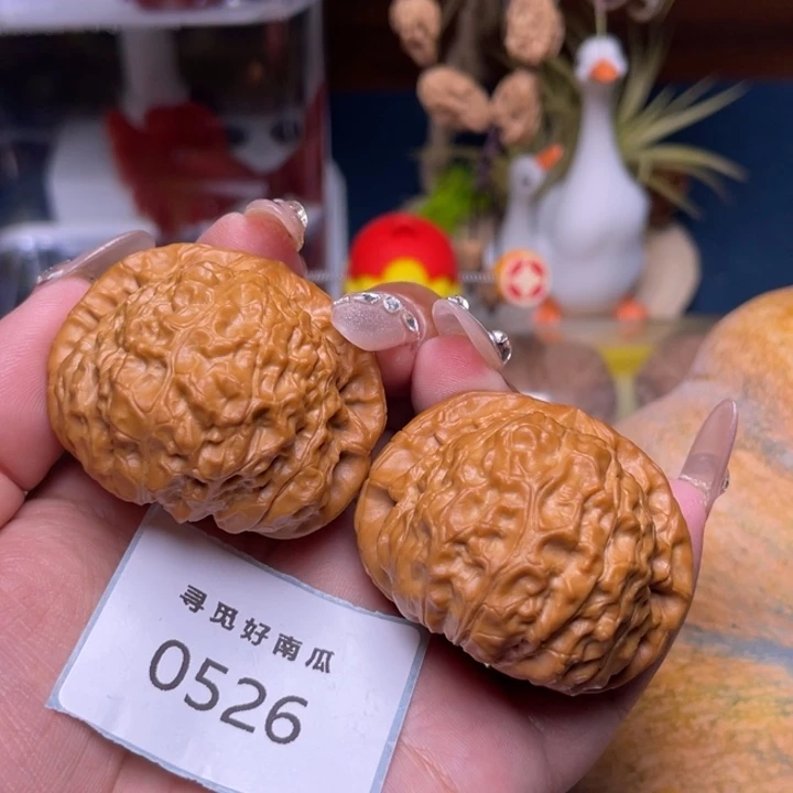 把件文玩核桃南瓜墩45-0526