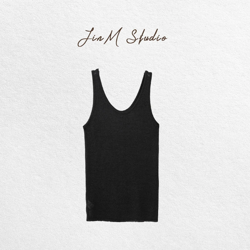 Jinmstudio丨【和纸裙】row风和纸沙针织背心吊带602501A3243