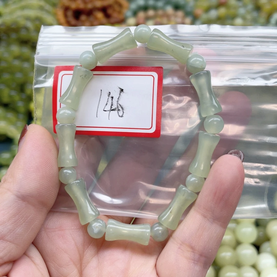 未镶嵌蛇纹石玉手串