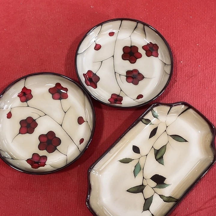 瓷片鱼盘深盘微瑕不退不换