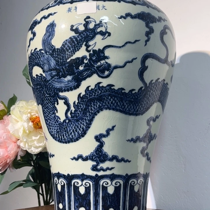 顺***享摆件青花瓷器摆件现代工艺品
