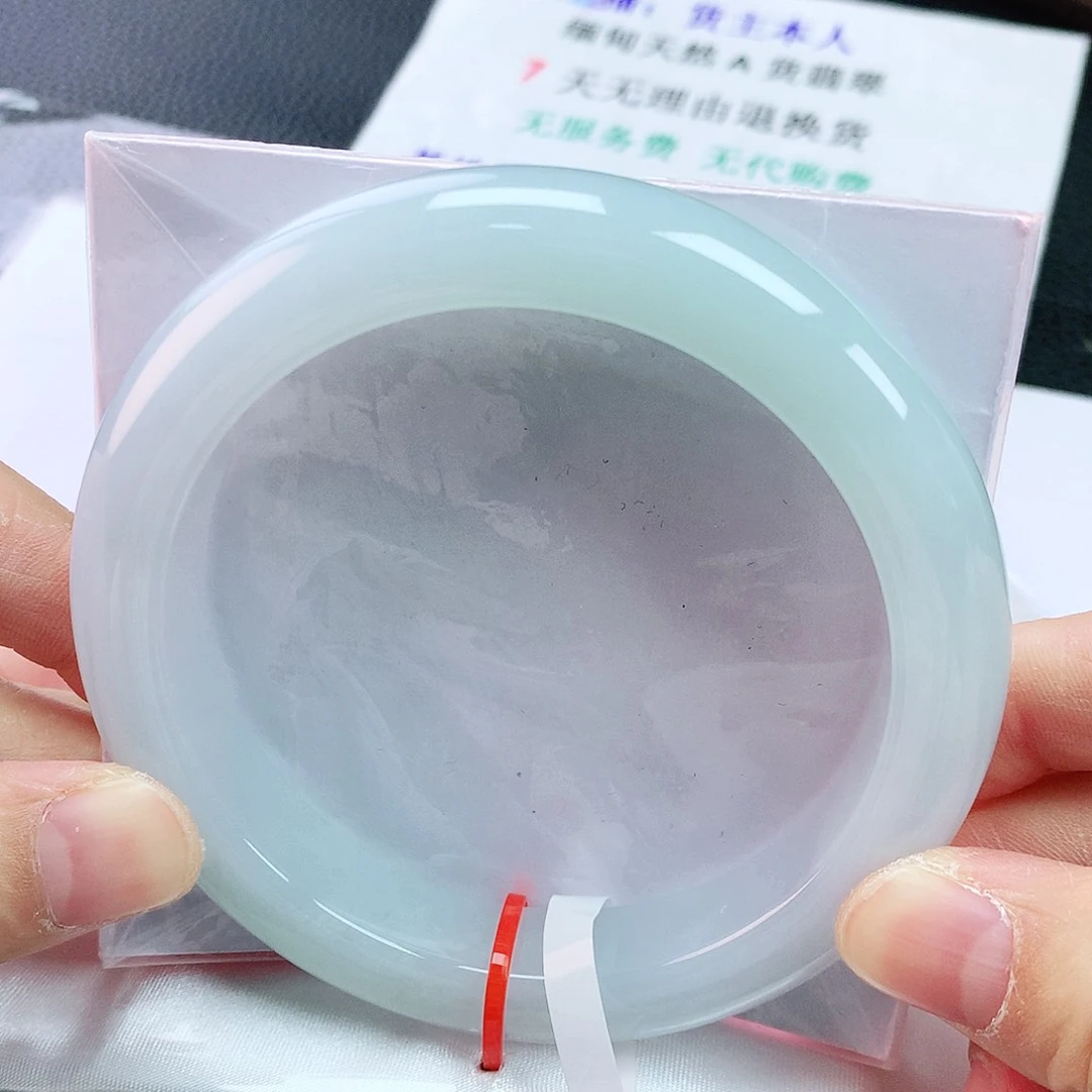 未镶嵌手镯翡翠63圈