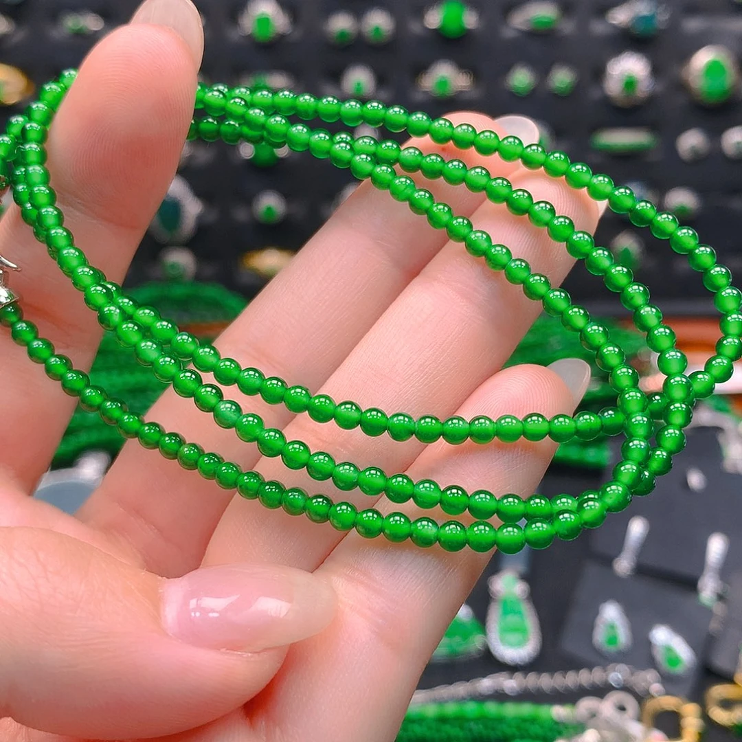 翡翠未镶嵌吊坠(不含链)项链3