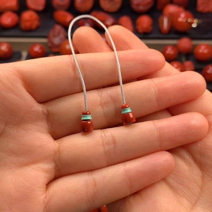 南红玛瑙未镶嵌弟子珠6MM