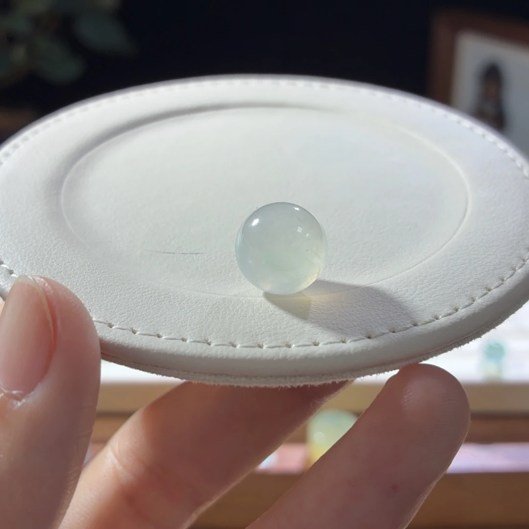 定制翡翠未镶嵌卡12咖飘绿