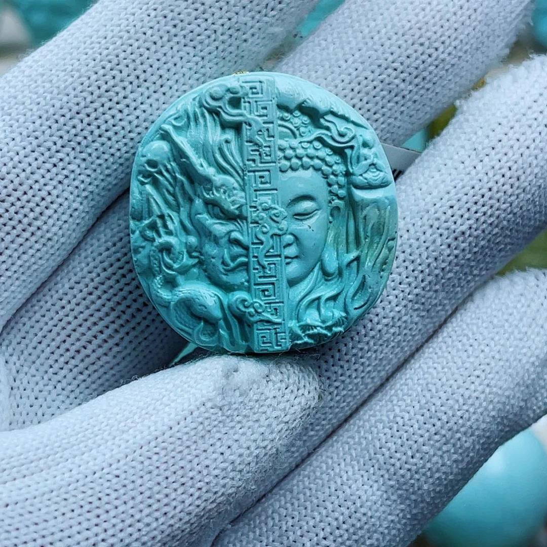 绿松石未镶嵌珠宝奇石