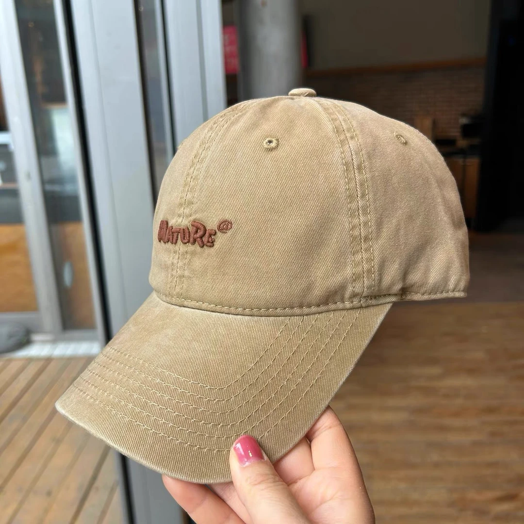 美式潮流百搭棒球帽女2025年春夏季宽帽檐大脸显脸小深顶鸭舌帽