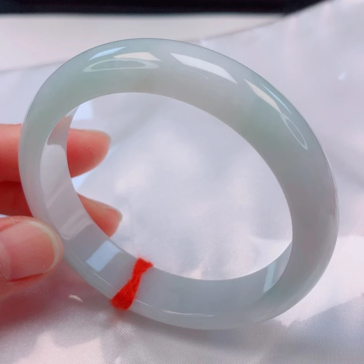 翡翠未镶嵌手镯56。57