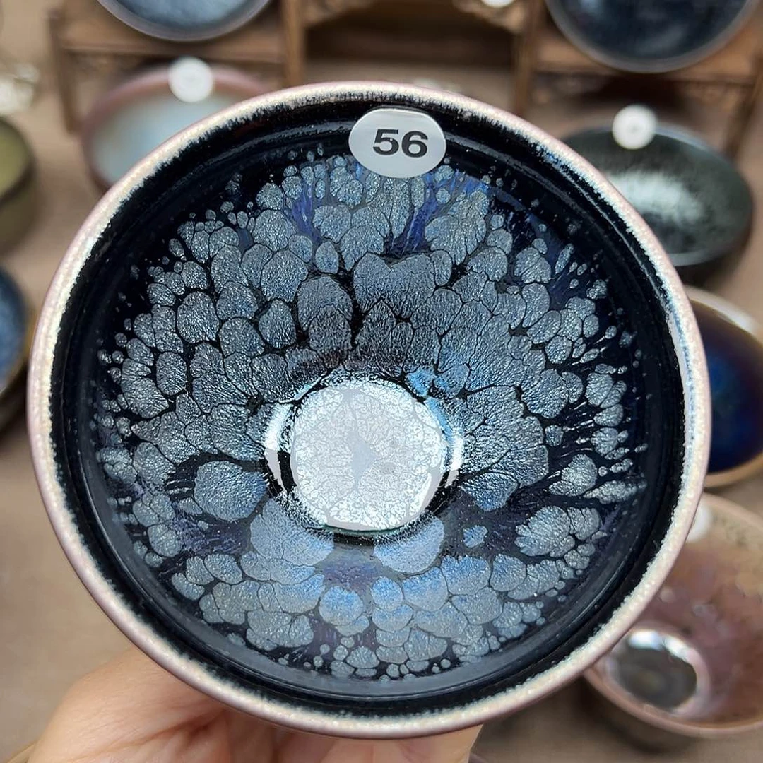 茶盏建盏主人杯牡丹